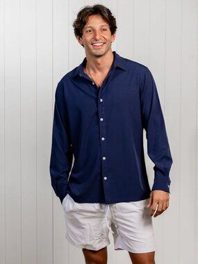 NWT Nashie Unisex Long Sleeve Button Down Shirt